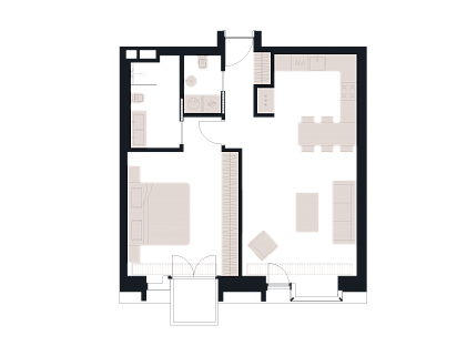 2-комнатная квартира 65 м² в Жилом квартале Victory Park Residences